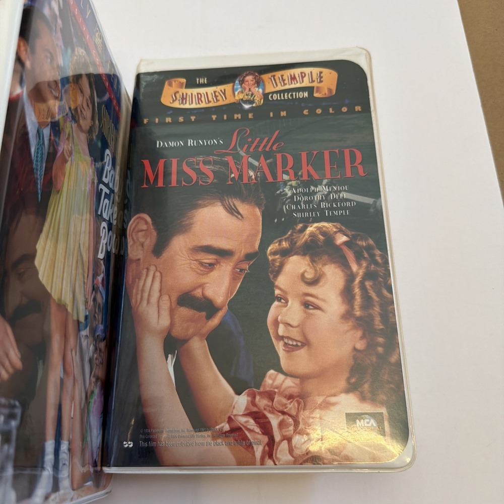 Shirley Temple VHS Movies All Mixed Family Feature Collection Lot of 11 - Picture 5 of 15